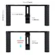 Puluz Komplekts Statīvs Telefona Turētājs ar LED Riņķa Lampu Gaismu un Mikrofonu | Vlog Kit Stand with LED Lamp...