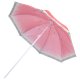 Adjustable Garden and Beach Umbrella with Tilt Function 150cm, Watermelon