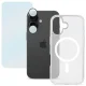 Комплект 3-в-1 Roobix для iPhone 17 (чехол MagSafe + стекло + защита камеры),...