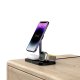 Tech-Protect QI15W-A22 MagSafe Inductive Charger with 3in1 MagSafe Stand Smartphone / Apple Watch / AirPods - Black