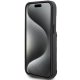 Чехол Karl Lagerfeld для iPhone 15 Saffiano Monogram Ikonik Patch, черный