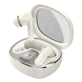 Bezvadu austiņas, Vention, NBMN0, austiņas Air A01 (bēšas) | Wireless earphones, Earbuds (beige)