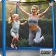 Dārza batuts 252 cm (8ft) ar ārējo tīklu un kāpnēm Neo-Sport