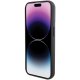 Karl Lagerfeld iPhone 14 Pro vāciņš Gripstand Saffiano Choupette Pin, melns