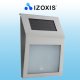Izoxis Illuminated Solar House Number with Dusk Sensor, Silver