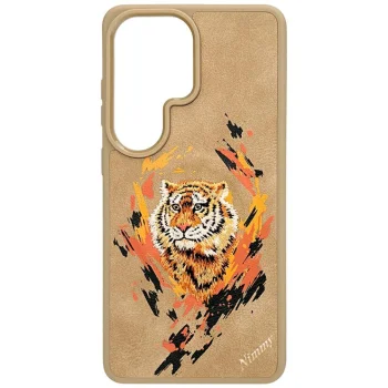Nimmy Tiger MagSafe vāciņš Samsung Galaxy S26 Ultra, gaiši brūns