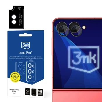 Защитное стекло для камеры 3mk Lens Protection Pro для Samsung Galaxy Z Flip 7, черное