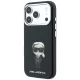 Karl Lagerfeld Smooth Ikonik Sketch MagSafe vāciņš iPhone 18 Pro Max / 17 Pro Max, melns