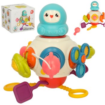 Sensorā attīstošā rotaļlieta un grauznis 8-in-1 Bibi-inn