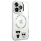 Чехол Karl Lagerfeld Karl & Choupette Aluminum MagSafe для iPhone 14 Pro Max