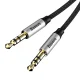 Baseus Yiven Audio Cable Mini Jack 3,5mm AUX, 1.5m, Black+Silver | Аудио Провод Кабель