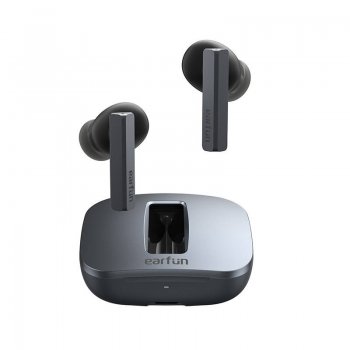EarFun Air Pro SV True Wireless Earphones TWS Bluetooth Stereo Earbuds, Black | Bezvadu Austiņas ar Uzlādes Kasti