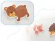 Foam Bath Stickers Animals, 18 pcs