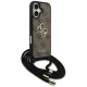 Чехол Guess 4G Big Logo Cord Strap Crossbody для iPhone 17, коричневый