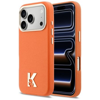 Karl Lagerfeld Karl Head Logo MagSafe Magsafe maciņš iPhone 17 Pro Max – oranžs | Phone Case Cover