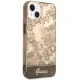 Чехол Guess для iPhone 14 Plus Porcelain Collection в цвете охра