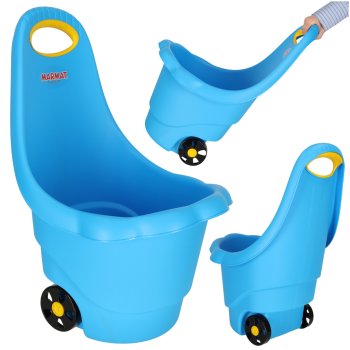 Bērnu Ķerra Ratiņi Konteiners, Zils | Kids Wheelbarrow