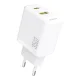 Dudao A27 MaxC 35W GaN Wall Charger + USB-C Cable - White