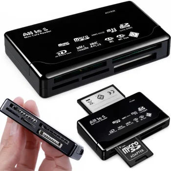 Atmiņas karšu lasītājs USB Multi CF SD Micro SD XD MS MMC
