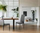 ModernHome ēdamistabas un viesistabas krēslu komplekts, 4 gab., pelēks