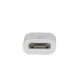 Micro USB to Lightning Adapter White