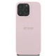 Guess iPhone 16 Pro Case Grained Ring MagSafe, Pink