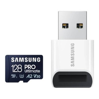 Atmiņas karte Samsung microSDXC PRO Ultimate 128GB 200 MB/s UHS-I/U3 (MB-MY128SB/WW) | Memory card