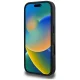 Guess Hot Stamp 4G Pattern Triangle Metal Logo чехол для iPhone 16 Pro Max - черный