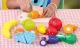 Koka griežamie augļi un dārzeņi 13 gab. ECOTOYS