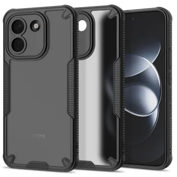 Tech-Protect Rugged Shield ümbris Xiaomi Redmi Note 17 Pro Max 5G-le, mattmust