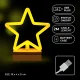Светодиодный неон Звезда на деревянной подставке Forever Light FLNW04,...