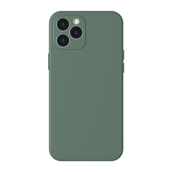 Apple iPhone 12 Pro 6.1" Baseus Liquid Silica Gel Case Cover, Green | Telefona Vāciņš Maciņš Bampers Apvalks