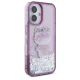 Hello Kitty iPhone 16 Case Liquid Glitter 50TH Anniversary Party, Purple