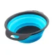 Saliekams silikona caurduris / Augļu un dārzeņu mazgāšanas grozs, 2 gab., Zils | Foldable Silicone Colander