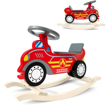 Ricokids koka šūpuļmašīna 785001 ugunsdzēsēju brigāde