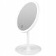 Kosmētisks Galda Spogulis ar LED Apgaismojumu, Balts | Round Make-up Table Mirror with LED Lighting