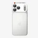 Spigen Optik Pro XL Glas.tR EZ Fit kameras aizsargstikls, iPhone 18 Pro Max, tumši pelēks