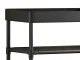 5 līmeņu apavu plaukts, metāla statīvs ar auduma plauktiem, 82 x 59 x 22 cm, melns