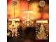 LED Christmas 3D Stained Glass Window Decoration, Santa Claus