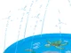 Водный коврик с фонтаном для детей 170 см