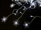Ziemassvētku Virtene Lāstekas Sniegpārslas, 100 LED, Balta | Christmas Lights