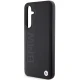 BMW Samsung Galaxy S23 FE vāciņš Leather Hot Stamp, melns
