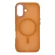 Чехол Wozinsky Fashion Case MagSafe для Samsung Galaxy S25, оранжевый