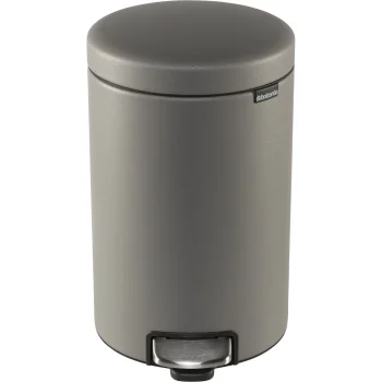 Pedāļa miskaste Brabantia NewIcon 12L Mineral Concrete Grey