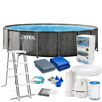 Каркасный бассейн Intex Prism Frame 26744ND, 549 x 122 см с насосом