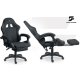 Gaming Chair with Footrest Ergonomic Swivel Lokar Sofotel