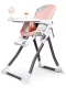 Складной стульчик для кормления Ecotoys HC301-903, розовый