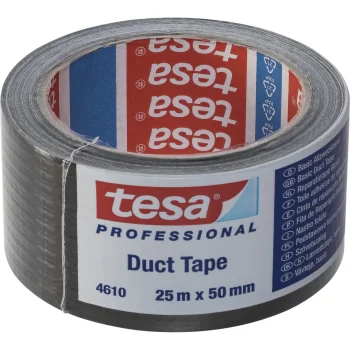 Tesa 4610 auduma līmlente 25 m x 50 mm, melna