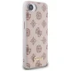 Guess Peony Script Logo MagSafe vāciņš iPhone 16e, brūns