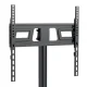 Mobilais TV statīvs uz riteņiem Maclean MC-949, 32-55\", līdz 25kg, melns